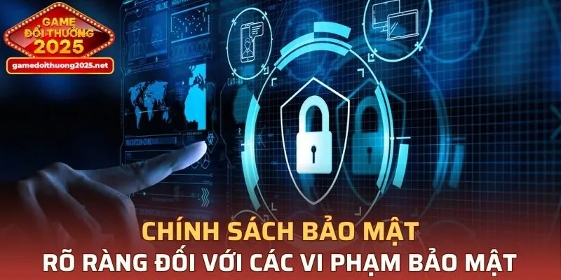 Chính sách bảo mật rõ ràng đối với các vi phạm bảo mật