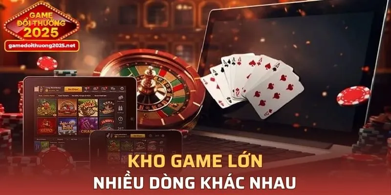 Kho game lớn nhiều dòng khác nhau