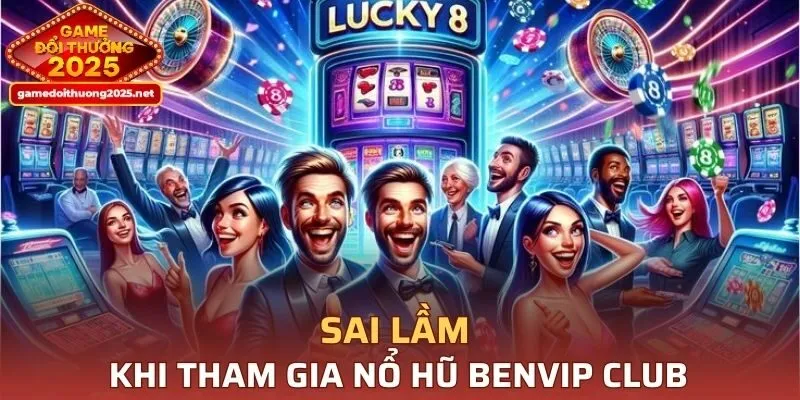 Sai lầm khi tham gia Nổ Hũ BENVIP CLUB