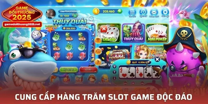 Slot Game và Bắn cá được phát triển với nhiều chế độ độc đáo