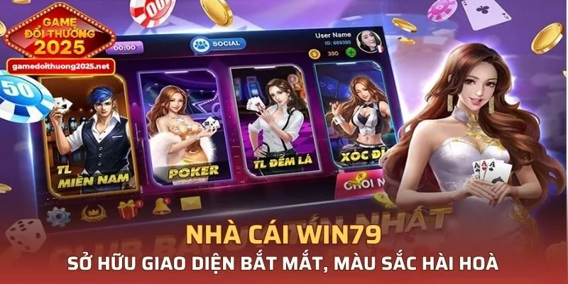 WIN79 sở hữu giao diện mang lại thị giác sống động